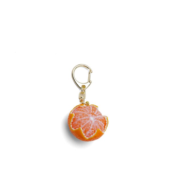 Orange Imitation Food Keychains