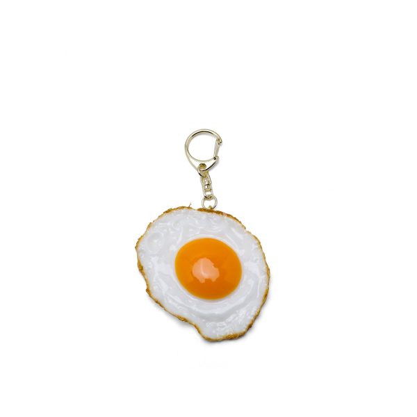 Omelet Imitation Food Keychains