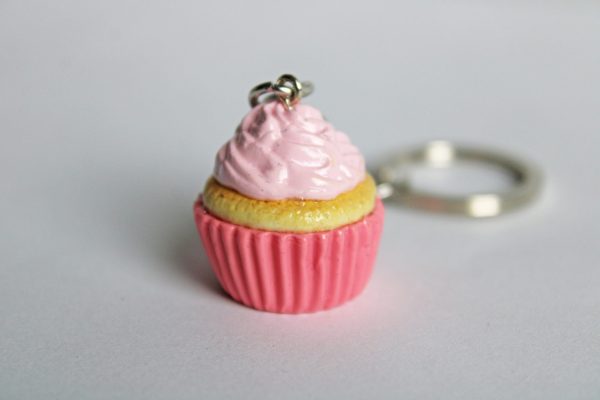 Cupcake Keychain,  Sugar Coated Cupcake Keychain,  Funny Gift, Creative Gift - Image 3