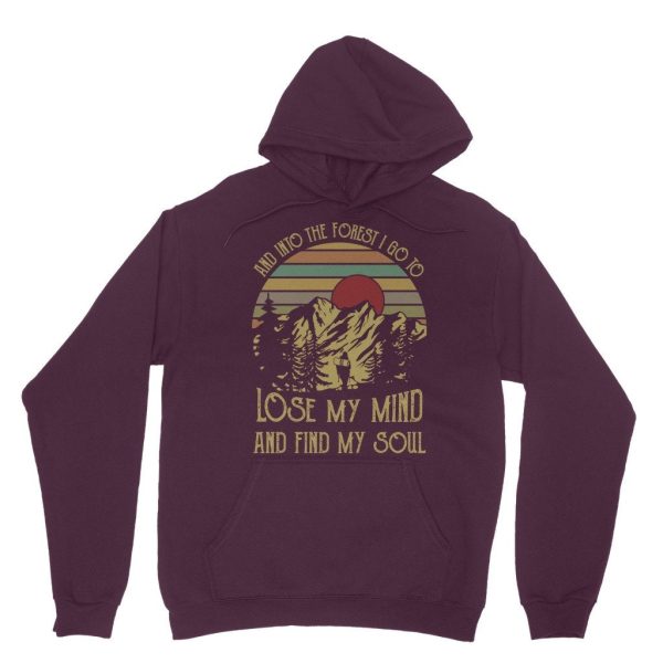 Into The Forest I Go To Lose My Mind And Find My Soul Hoodie  Nature Lover  Gift for Outdoorsy  Hiking Shirt  Camping Shirt - Image 3