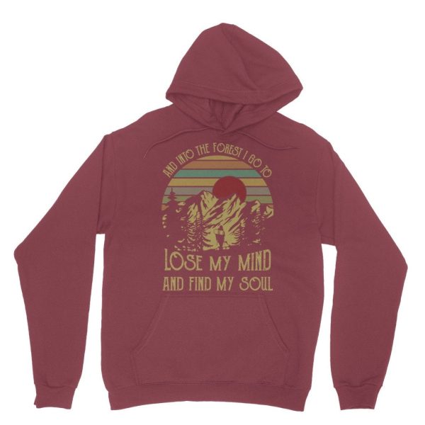 Into The Forest I Go To Lose My Mind And Find My Soul Hoodie  Nature Lover  Gift for Outdoorsy  Hiking Shirt  Camping Shirt - Image 5