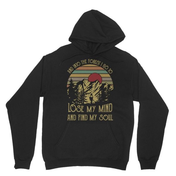 Into The Forest I Go To Lose My Mind And Find My Soul Hoodie  Nature Lover  Gift for Outdoorsy  Hiking Shirt  Camping Shirt - Image 2