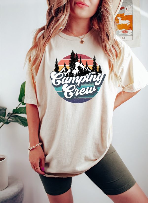 Comfort Colors Camping Crew Shirt  Camp Crew Tshirt  Camping Family Shirt  Camp Matching Shirt  Camping Family Trip Shirt  Vacation Tee