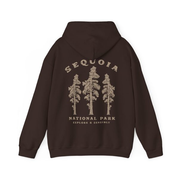 Sequoia National Park Hoodie with Front and back printing Sequoia Tree Shirt Granola Aesthetic Shirt Nature Lover gift Camping Hoodie - Image 3