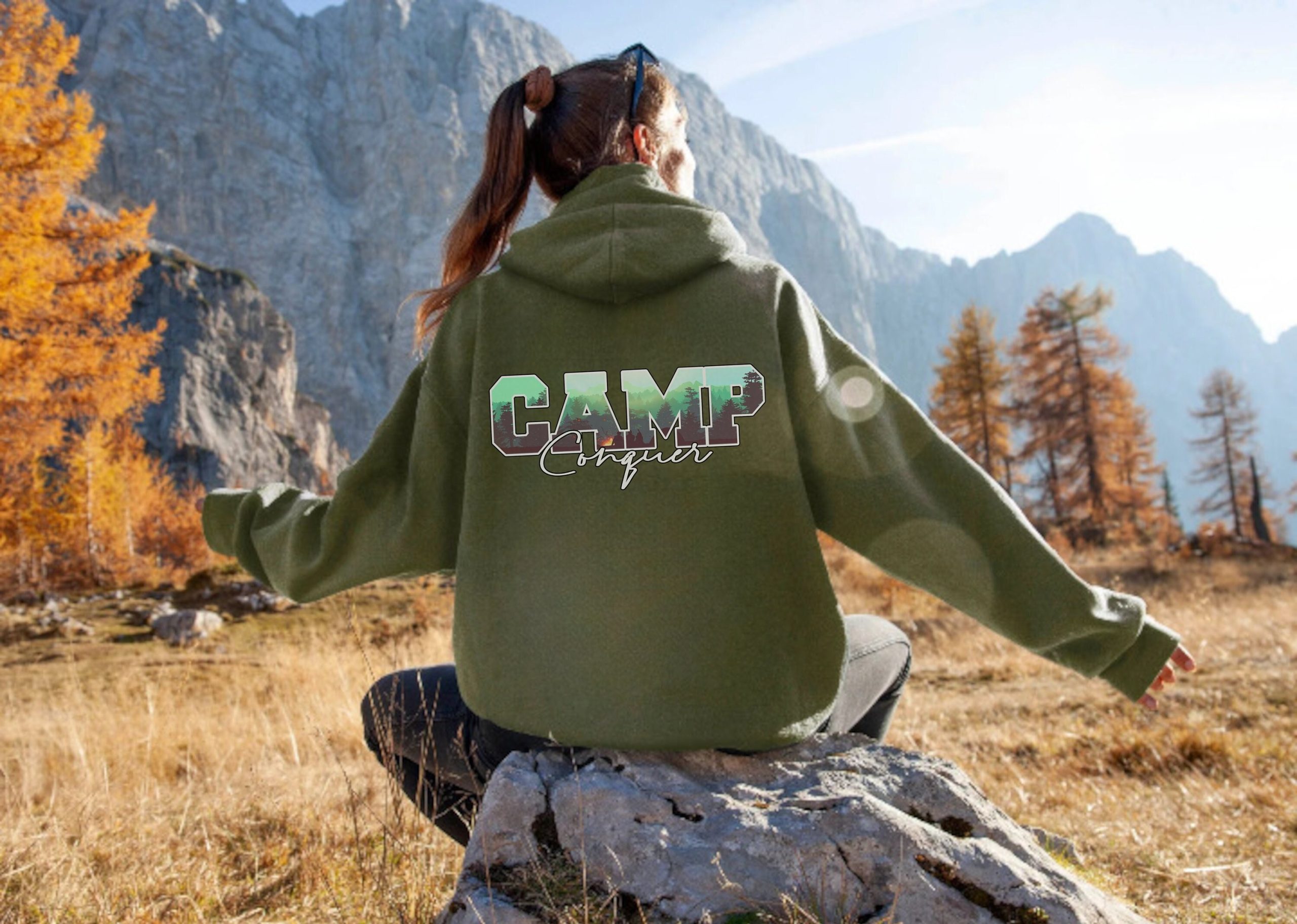 Mountain Hoodie| Hoodies for Women| Plus Size Clothing available| Camping Hoodie| Hooded Sweatshirts| Outdoorsy Sweatshirt|