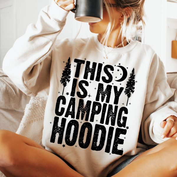 This is my camping hoodie svg png CAMPING SVG Camper Svg Camp Life Svg  Lake Life Svg  campfire svg png  Camping Mode png - Image 4