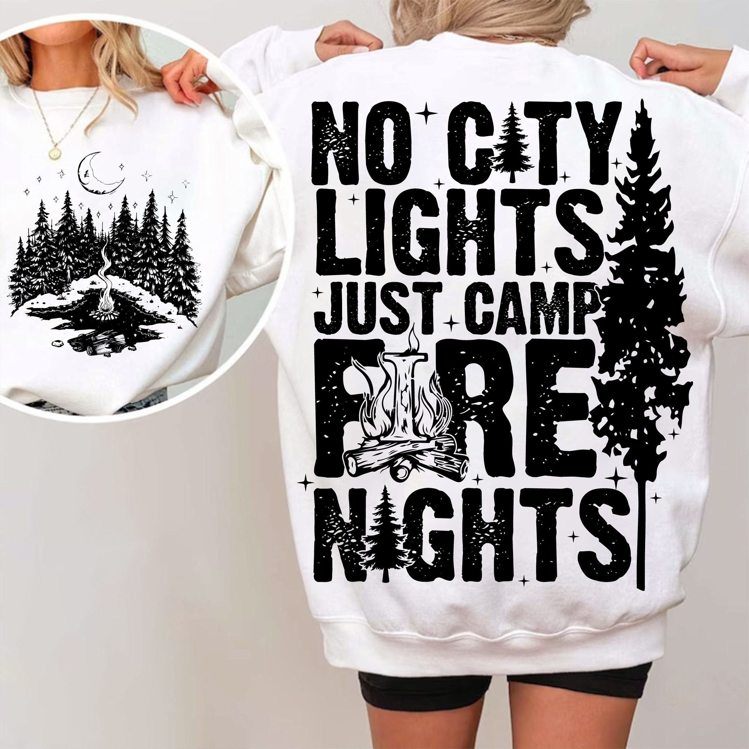 No city lights just camp fire nights svg png CAMPING SVG Camper Svg Camp Life Svg  Lake Life Svg  campfire svg png  Camping Mode png