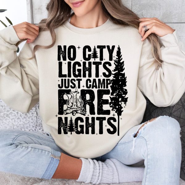 No city lights just camp fire nights svg png CAMPING SVG Camper Svg Camp Life Svg  Lake Life Svg  campfire svg png  Camping Mode png - Image 5