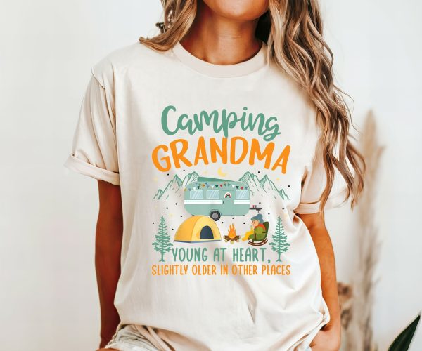 Camping Grandma Shirt  Camping Shirt  Camp 2024 Shirt  Family Outdoor Shirt  Grandma T-Shirt  Vacation Shirt  Summer Shirt