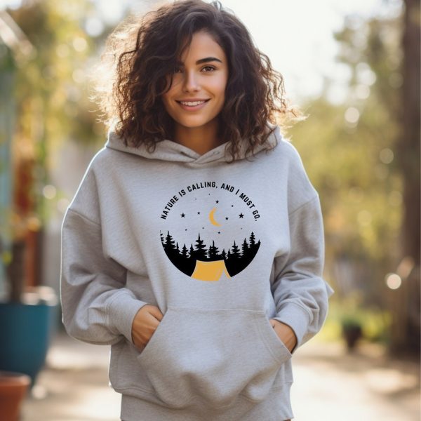 Adventure is Calling Hoodie  Camping Hoodie  Family Adventure Hoodie  Tent Camping Gift  Wildlife Hoodie  Outdoor Unisex Hooded Sweatshirt