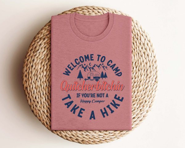 Welcome to Camp Quitcherbitchin Camping Shirt  Family Adventure Shirt  Retro Camping Shirt  Camp Gifts  Camping Family Shirt - Image 2