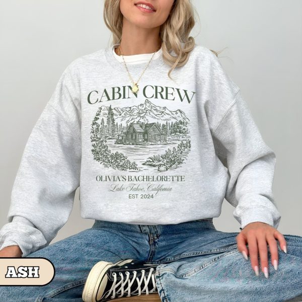 Vintage Custom Camp Bachelorette Party Sweatshirt  Mountain Bride Camp  Hiking Bridal Party gifts  Lake Themed bach party Crewneck