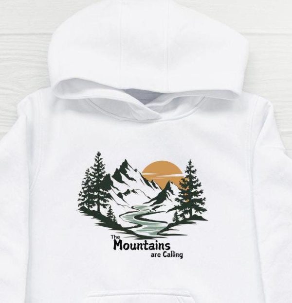 Great Outdoors Mountains are Calling" Camping Hoodie  Cozy Graphic Sweatshirt for Outdoor Adventures  Perfect Gift for Nature Lovers" - Image 8