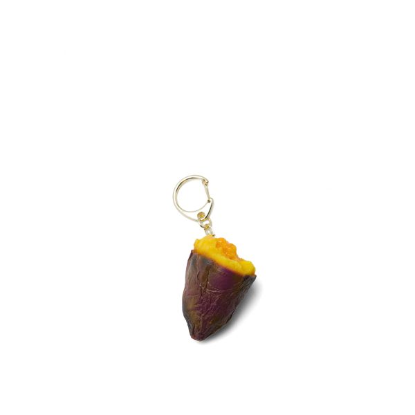 Roasted Sweet Potato Imitation Food Keychains - Image 2