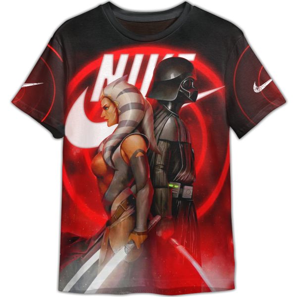 Ahsoka Tano And Darrrth Vader Starr Warss Nikkke Unisex Adult And Kid T-shirt