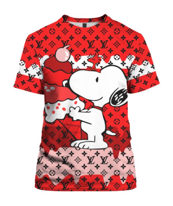 Sn00py Ice Cream L0uis Vuittt0n Adult And Kid Tshirt Gift For Fan ND