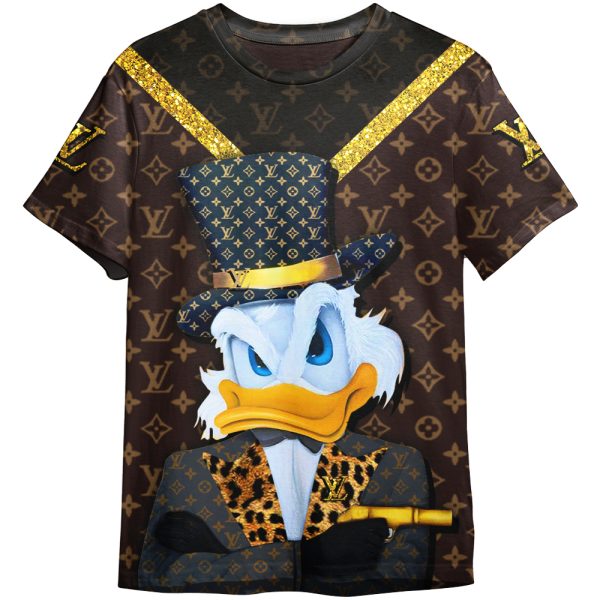 Uncle Scrooge in Donald Duck Universe L0uis Vuittt0n L..V Unisex Adult And Kid T-shirt