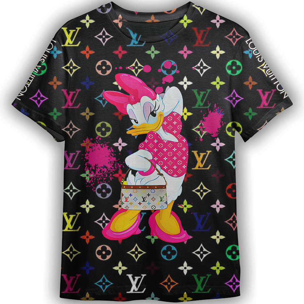 Daisy Duck L0uis Vuittt0n Adult And Kid Tshirt Gift For Fan ND