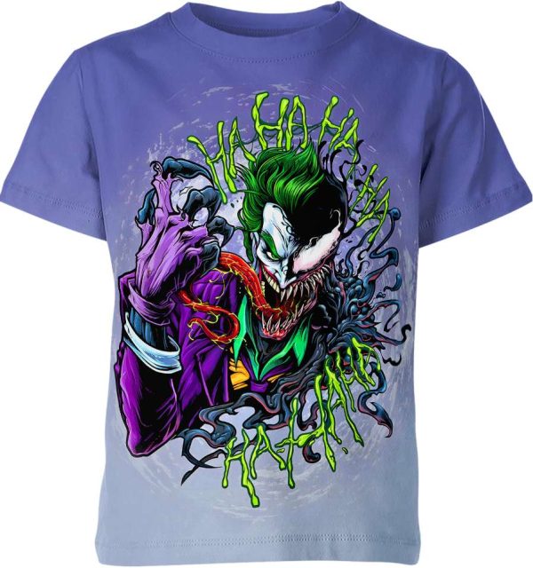 Joker And Ven0mverse symb10te M.Vel and D..C Comics Unisex Adult And Kid T-shirt