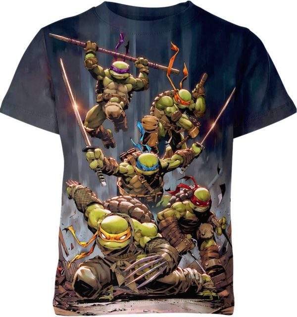 Teenage Mutant Ninja Turtles M.Vel Comics Unisex Adult And Kid T-shirt