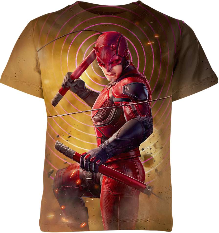 Daredevil M.Vel Comics Unisex Adult And Kid T-shirt