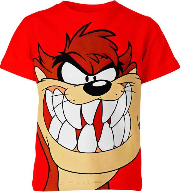 Taz Looney Tunes Unisex Adult And Kid T-shirt
