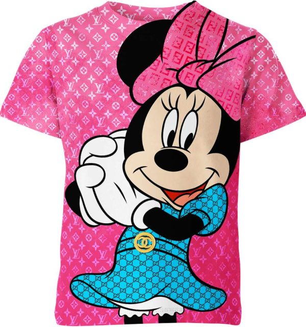M1nn1e Mouse Gucciii L0uis Vuittt0n Fendiii Unisex Adult And Kid T-shirt