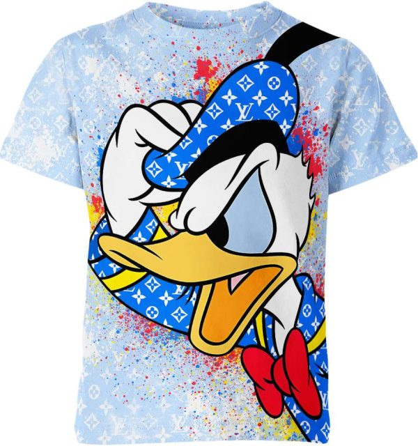 Donald Duck L0uis Vuittt0n Unisex Adult And Kid T-shirt