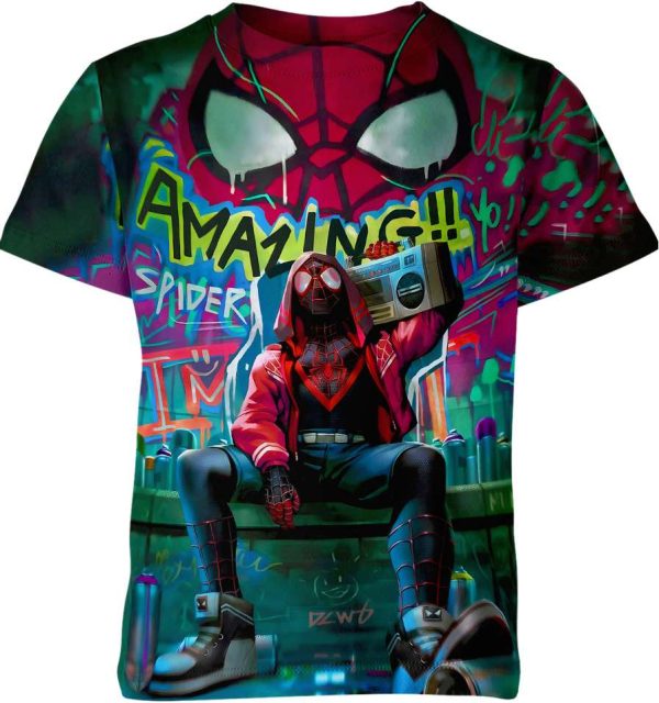 M1les M0rales In Spider-Mannn Universe M.Vel Comics Unisex Adult And Kid T-shirt