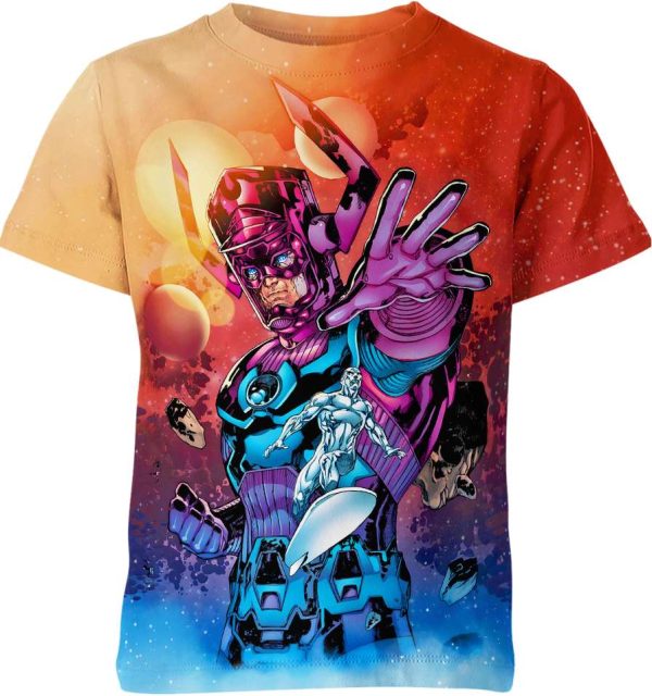 Galactus SiL..Ver Surfer M.Vel Comics Unisex Adult And Kid T-shirt