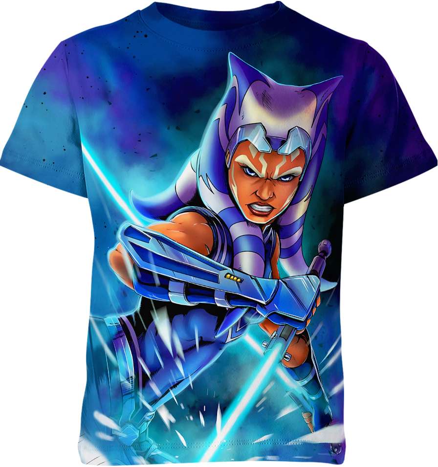 Ahsoka Tano Starr Warss Unisex Adult And Kid T-shirt