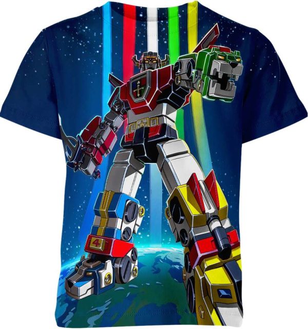 Old School Voltron Unisex Adult And Kid T-shirt