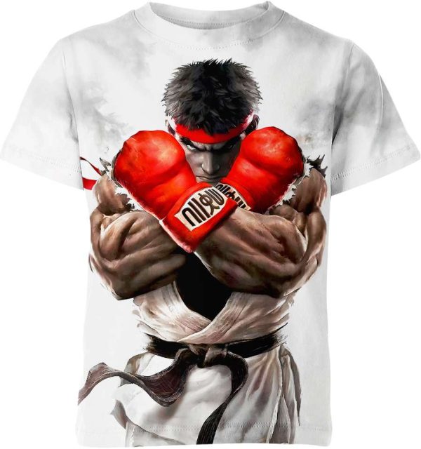Ryu Street Fighter Unisex Adult And Kid T-shirt