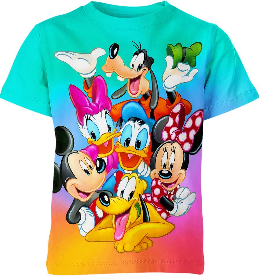 D.Characters Unisex Adult And Kid T-shirt