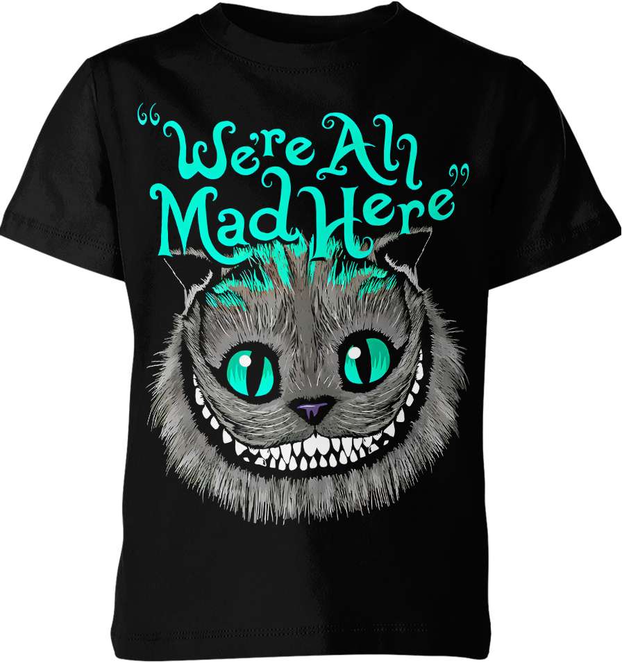 Cheshire Cat Aliccce In Wonder.land Unisex Adult And Kid T-shirt