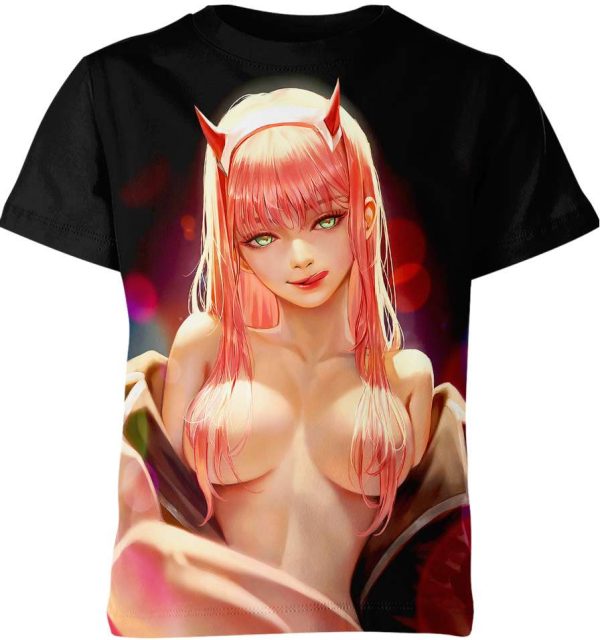 Zero Two Darling In The Franxx Ahega0 Hentai Unisex Adult And Kid T-shirt