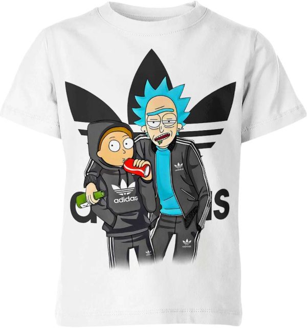 Rickkk And M0rty Adidasss Unisex Adult And Kid T-shirt