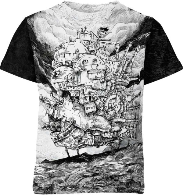 H0wlsss Moving Castle Studio Gh1bl1 Unisex Adult And Kid T-shirt