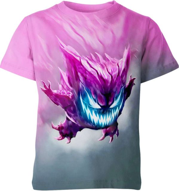 Gengar P0kem0n Unisex Adult And Kid T-shirt