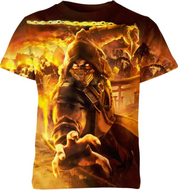 Scorpion Mortal Kombat Unisex Adult And Kid T-shirt