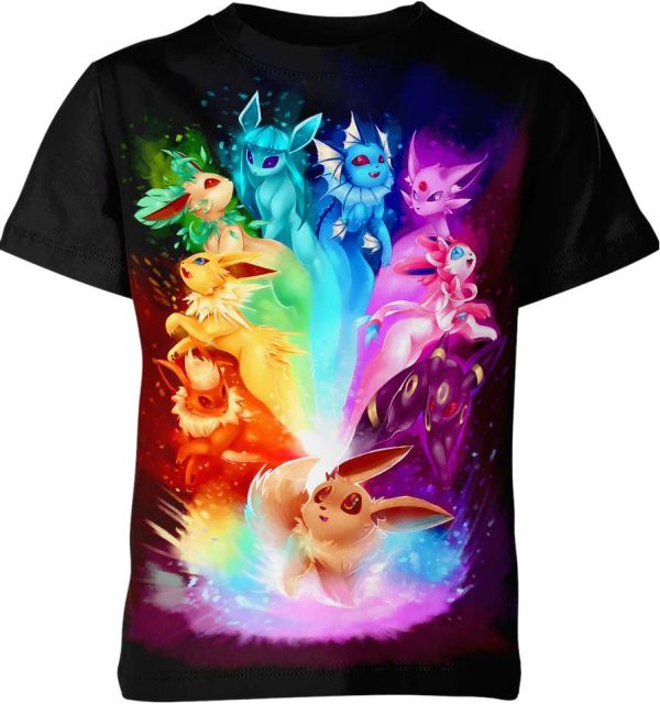 Eevee Evolutions P0kem0n Unisex Adult And Kid T-shirt