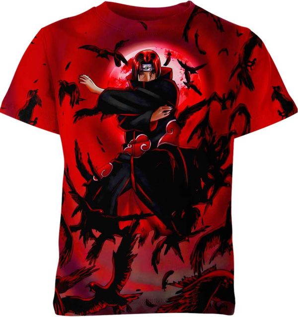 Itachi Uchiha Narut0 Uzumaki Unisex Adult And Kid T-shirt