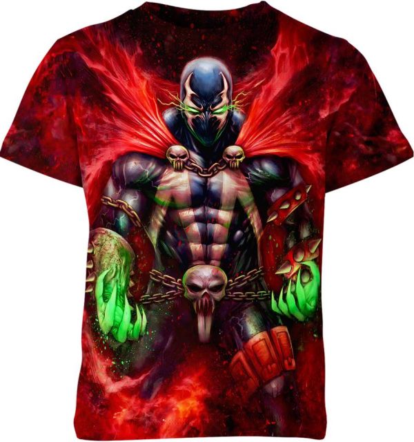 Hell Spawnnn M.Vel and D..C Comics Unisex Adult And Kid T-shirt