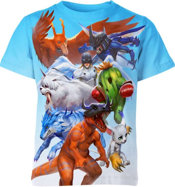 Digimon Adven.ture Unisex Adult And Kid T-shirt