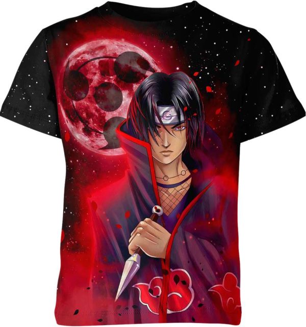 Itachi Uchiha Narut0 Uzumaki Unisex Adult And Kid T-shirt