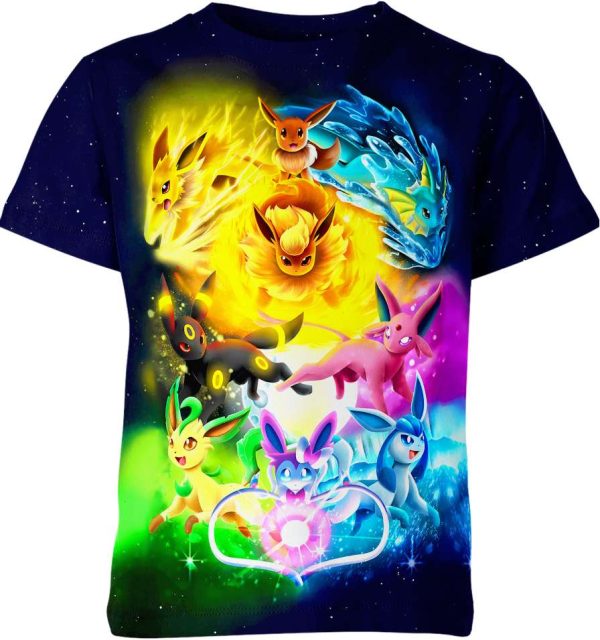 Eevee Evolutions P0kem0n Unisex Adult And Kid T-shirt