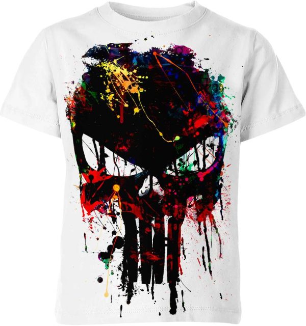 Punisher Mask M.Vel Comics Unisex Adult And Kid T-shirt