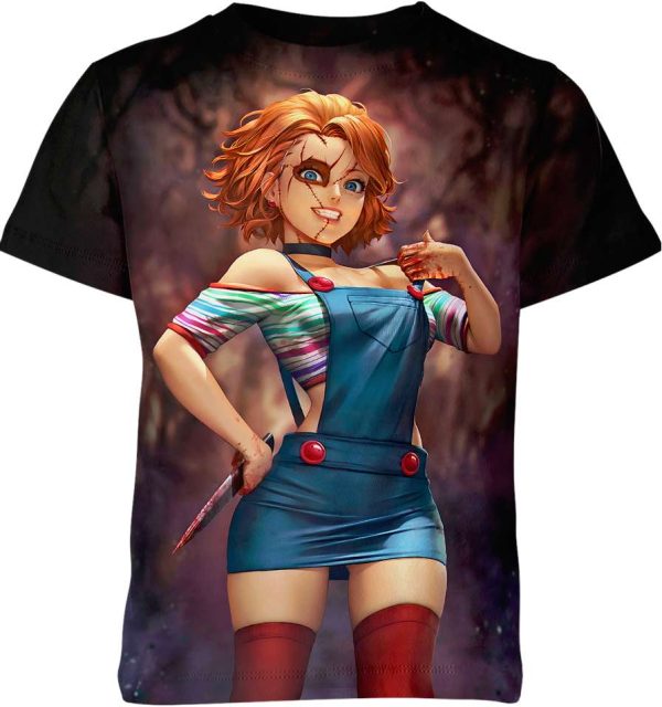 Female Chucky Childs Play Unisex Adult And Kid T-shirt