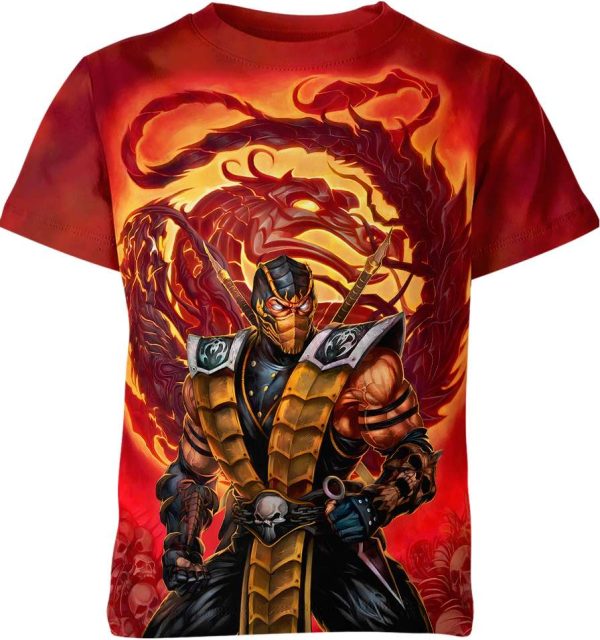 Scorpion Mortal Kombat Unisex Adult And Kid T-shirt