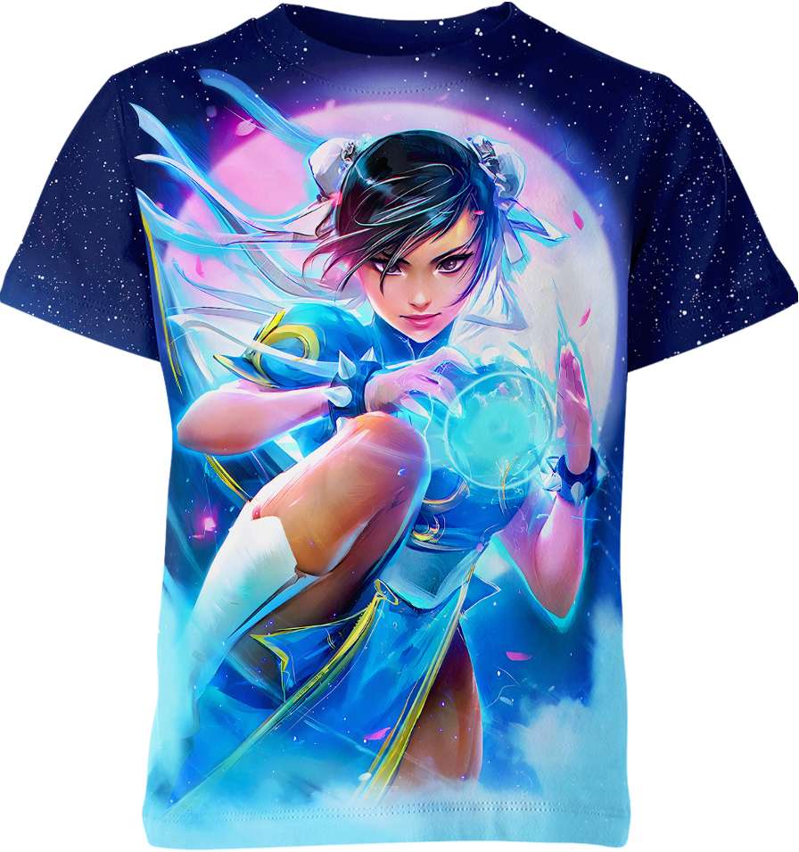 Chun-Li Street Fighter Unisex Adult And Kid T-shirt